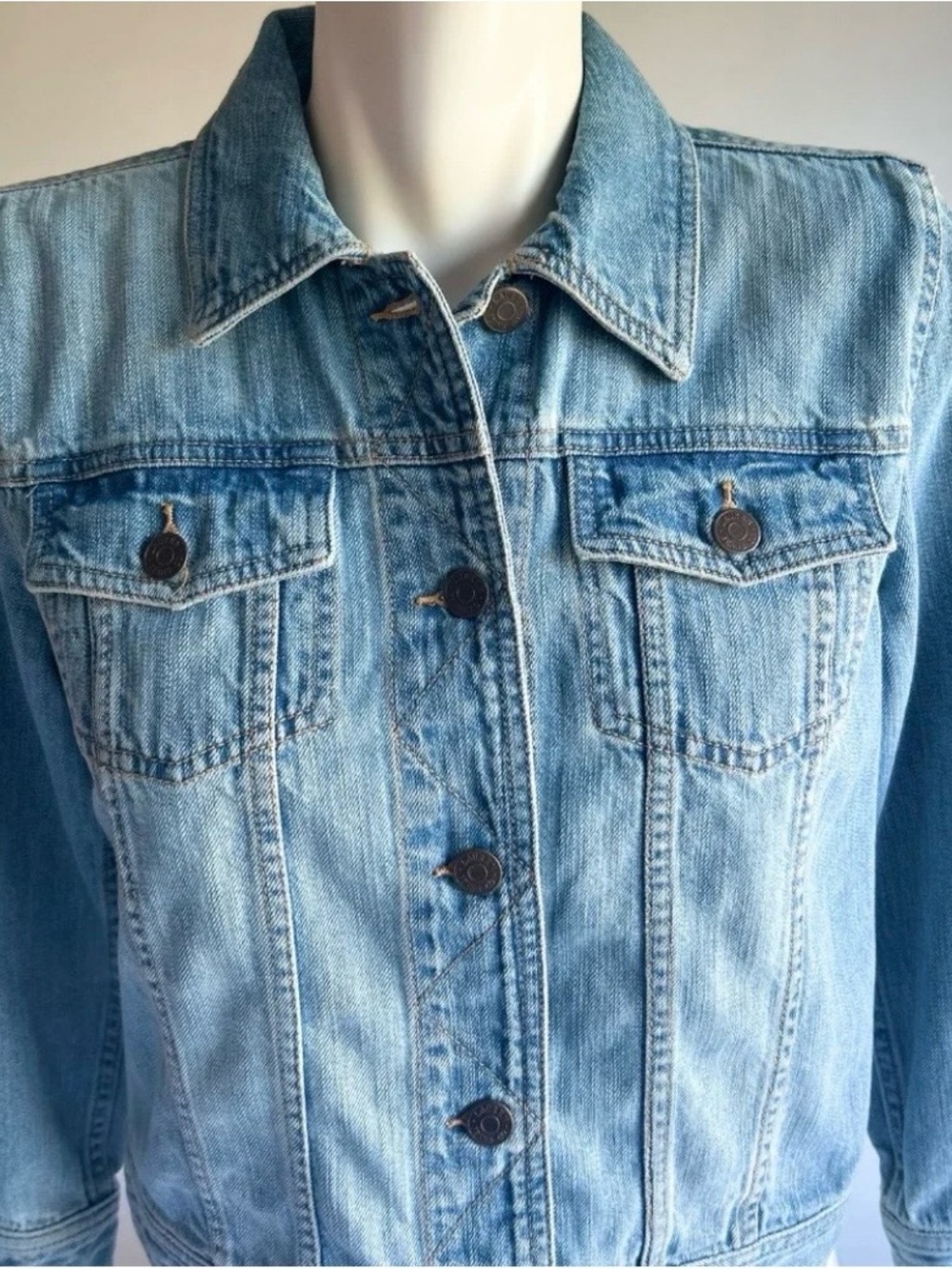 Ralph Lauren Blue Denim Cotton Classic Jacket size S - Picture 2 of 13